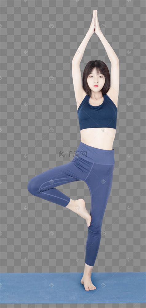 女性站立姿势3D形象素材图片免费下载-千库网