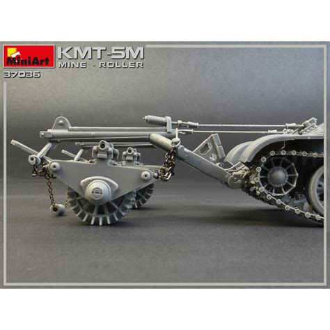 MINIART 37036 KMT-5M MINE-ROLLER for T-54, T-55, T-62, T-62M 1/35 scale ...