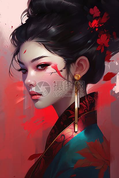 东方少女图片