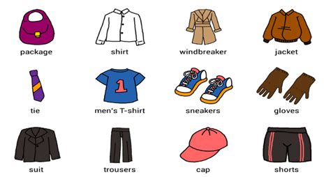 初中英语服装类单词 ,衣服的英语单词有哪些50个 - 英语复习网