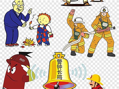 卡通清新小学生消防安全知识PPT模板_卡卡办公