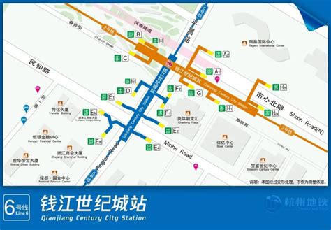 杭州地铁6号线钱江世纪城站在哪（详细地址+出入口位置+站点示意图）- 杭州本地宝
