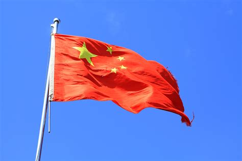 中国红旗飘飘图片