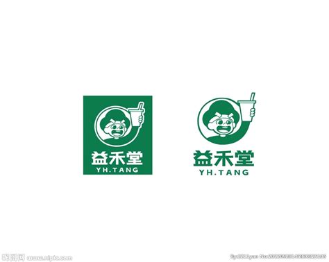 益禾堂奶茶店logo标志矢量设计图__企业LOGO标志_标志图标_设计图库_昵图网nipic.com