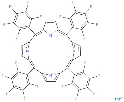cas号72076-09-65,10,15,20-四(五氟苯基)-21H,23H-卟啉钯(II)分子式、结构式、MSDS、熔点、沸点、中英文别名