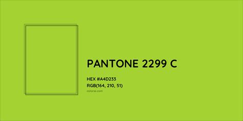 About PANTONE 2299 C Color - Color codes, similar colors and paints - colorxs.com