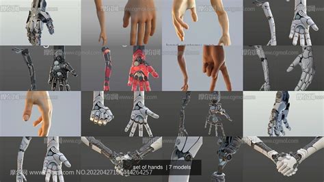 人手 胳膊 手臂 肩膀集合3D模型下载_三维模型_SolidWorks模型 - 制造云 | 产品模型
