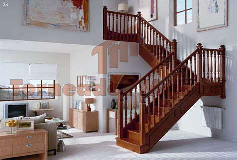 品家楼梯上海实木楼梯现代简约楼梯简单中式楼梯手工实木楼梯工厂_楼梯_第一枪