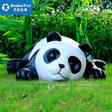 动漫熊猫雕塑-玻璃钢动漫人物功夫熊猫之熊猫-曲阳央美园林雕塑有限公司