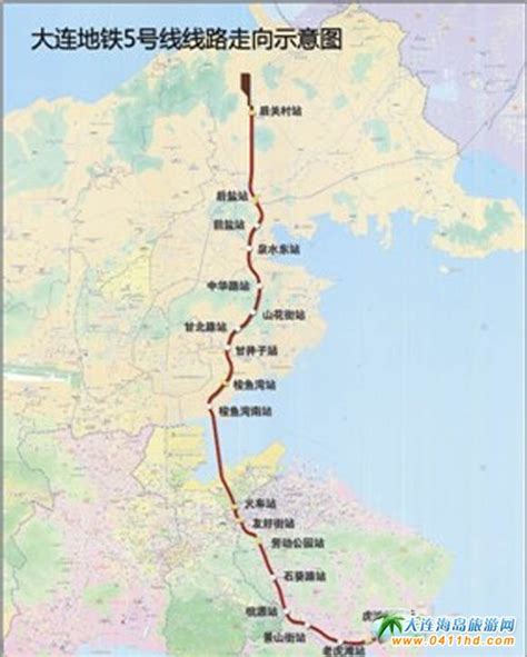 2021年大连地铁线路图高清版_牛求艺网