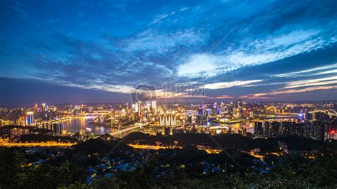 重庆全景夜景高清图片下载-正版图片500485223-摄图网