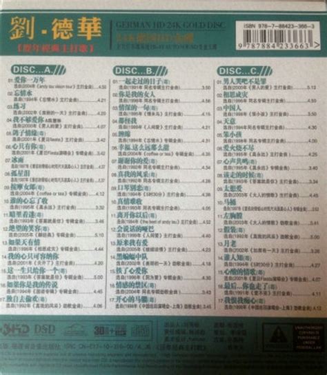 CD2 刘德华《历年经典主打歌》_专辑_5.1音乐网