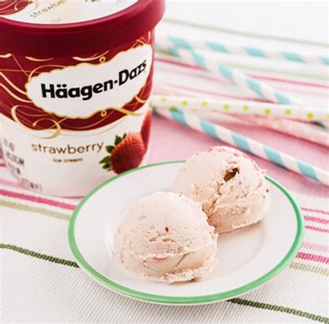 哈根达斯大杯装冰淇淋 草莓口味392g