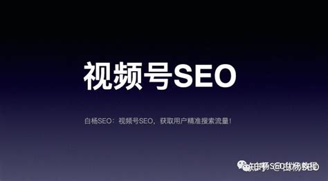 白杨：微信公众号SEO搜索优化排名规则原理和实操举例