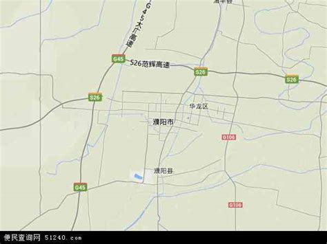 河南省濮阳市旅游地图高清版_河南地图_初高中地理网