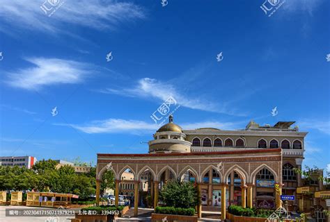 喀什古城建筑,喀什古城队,喀什市古城_大山谷图库
