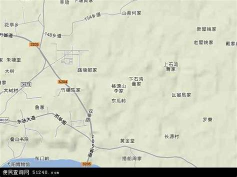 桃源县地图图片