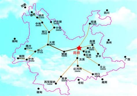 丽江景点分布图图片