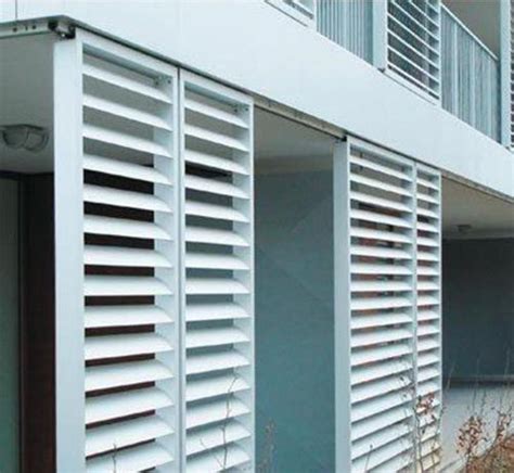 铝合金百叶窗 适合成品化生产，可水平、立面安装-阿里巴巴