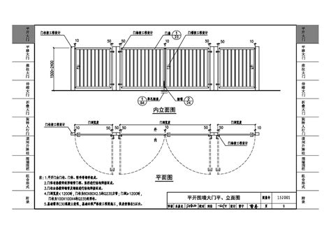 15J001：围墙大门 - 国家建筑标准设计网