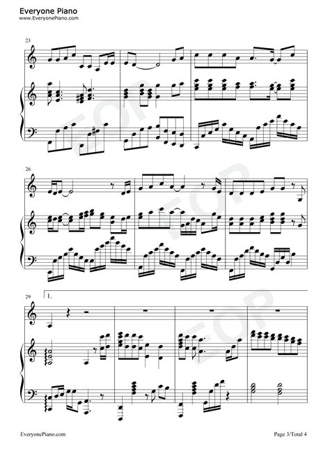 众里寻你-韩红五线谱预览3-钢琴谱文件（五线谱、双手简谱、数字谱、Midi、PDF）免费下载