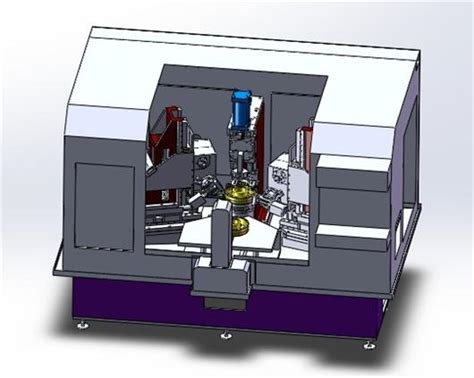 【工程机械】智能精密钻CNC钻床3D数模图纸 STEP格式_SolidWorks-仿真秀干货文章