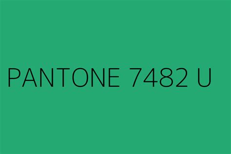 PANTONE 7482 U Color HEX code