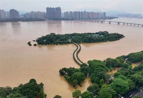广西梧州：“西江2022年第4号洪水”顺利过境 最高水位21.73米_手机新浪网