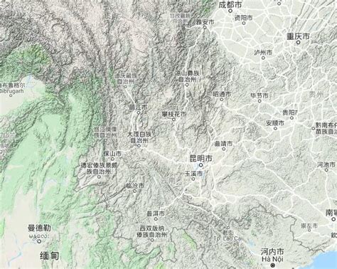 云南旅游地图详图 - 中国旅游地图 - 地理教师网