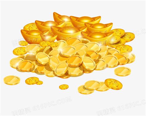 金币与金元宝素材图片免费下载_PNG素材_编号vgpi9jjdv_图精灵