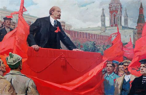 回顾经典电影《列宁1918》，列宁在大礼堂演讲，领袖的磅礴气