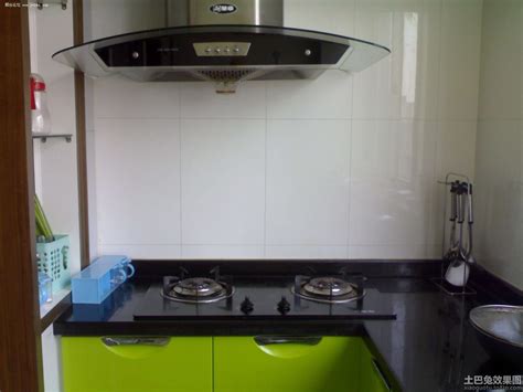 现代简约二居室厨房灶台装修效果图欣赏-房天下装修效果图
