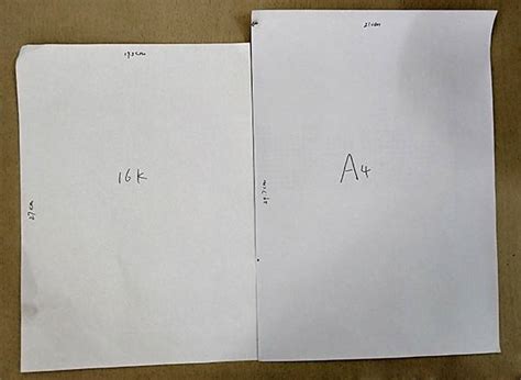 16开纸和a4纸对比是什么-百度经验