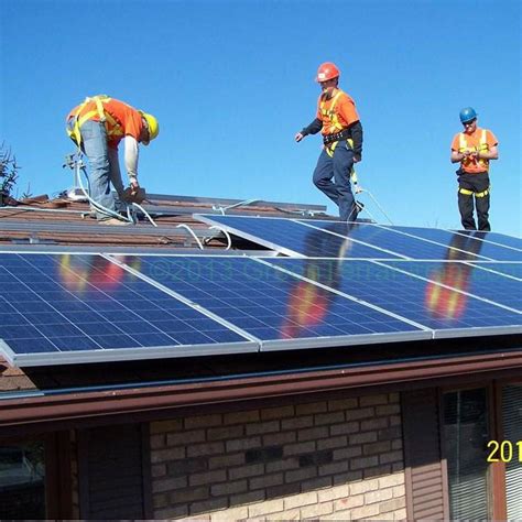 工商业屋顶光伏发电施工方案 屋顶光伏发电报备流程 太阳能安装
