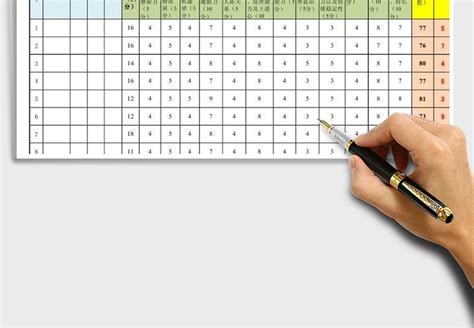 2021年面试评分统计表（统计、排名、等级评定均为自动）免费下载-Excel表格-办图网