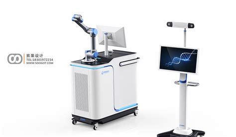 AI医疗手术机器人设计 - 医疗器械外观设计|医疗工业设计|仪器设备产品设计|上海索果工业设计公司
