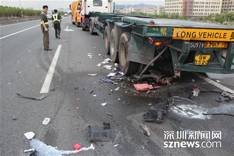 货车超载300%致使4车追尾1人死亡 司机已被拘留_广东频道_凤凰网