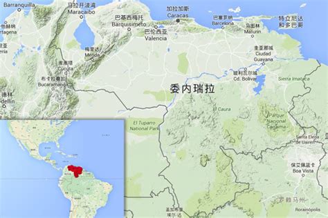 委内瑞拉在哪里地图_委内瑞拉在世界地图上的位置 - 随意云