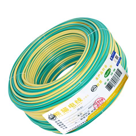 熊猫电线 ZR-BV1.5(7/0.52软线) (黄绿双色100米)电缆阻燃线 多股软线图片,高清实拍大图—苏宁易购