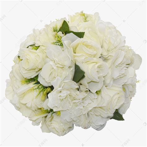 白玫瑰花束素材图片免费下载-千库网