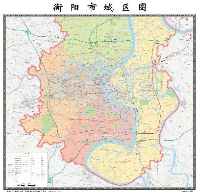 衡阳市城区地图,衡阳市区域划分,衡阳市五个区地图_大山谷图库