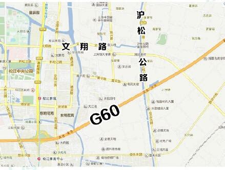 松江区拟新建G60公路松江段文翔路立交工程,好地网