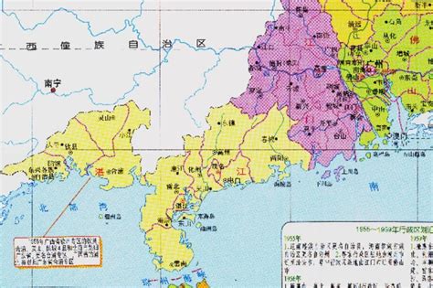 广东湛江——地图看城市建设发展历程