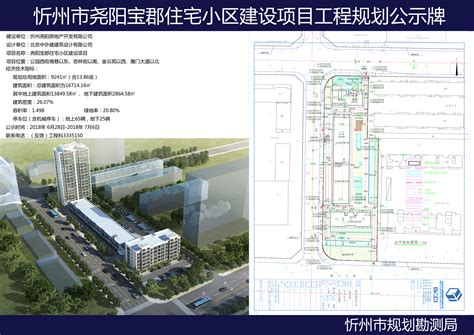 忻州市尧阳宝郡住宅小区建设项目工程规划公示
