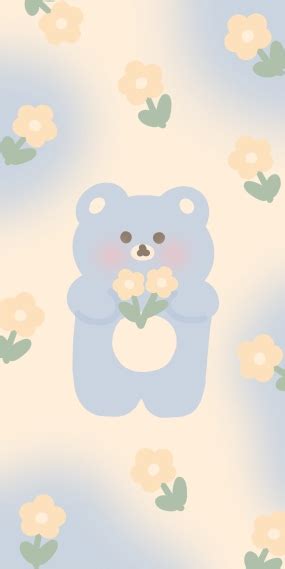 可爱小熊壁纸 - 可爱小熊手机壁纸 - 可爱小熊手机静态壁纸 - 元气壁纸