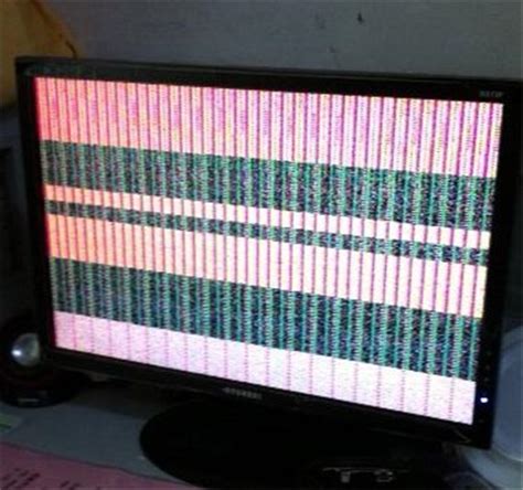 电脑显示器满屏条纹的解决方法 - 知乎