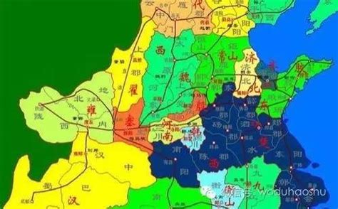 楚汉地图图片