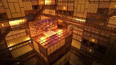 日本小学生自建3D《鬼灭之刃》无限城 令人惊掉下巴_手机新浪网