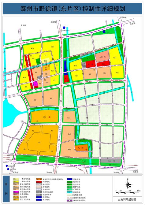 [规划批前公示]泰州市野徐镇（东片区）控制性详细规划E1E2地块图则调整_泰州市自然资源和规划局