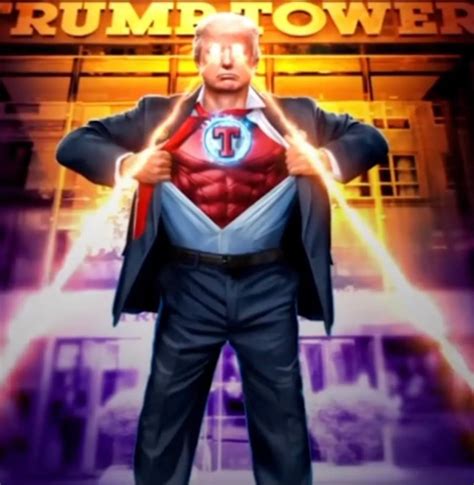 特朗普发视频摆出超人姿势，称美国需要一个超级英雄
